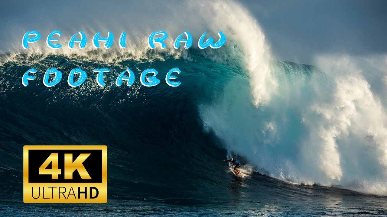 PEAHI SURFING RAW UNEDITED FOOTAGE