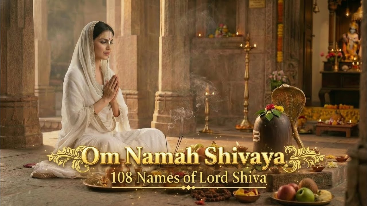 108 Names of Lord Shiva | भगवान शिव के 108 नाम #shiva #omnamahshivaya #mahadev 