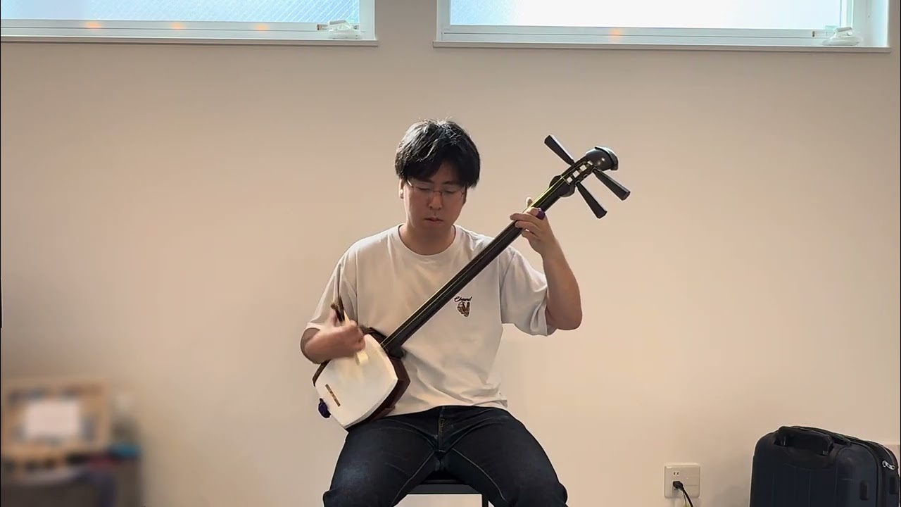 百花繚乱　四本　二上がり　#三味線 