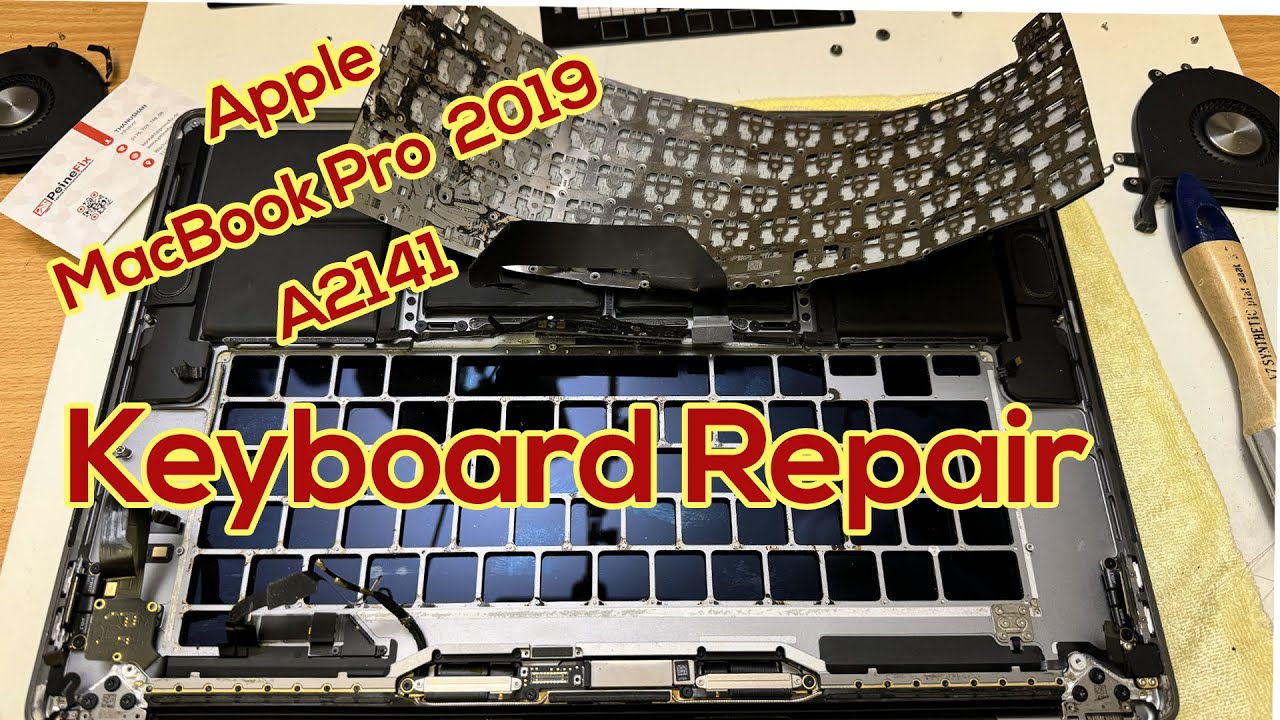 Apple Macbook Pro 15 Inch 2019  A2141 Keyboard / Tastatur Replacement
