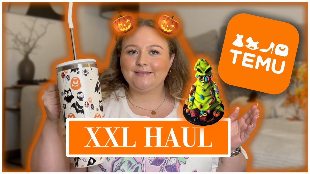 🎃XXL 200 Euro TEMU HALLOWEEN HAUL🎃  |  vivis_safespace