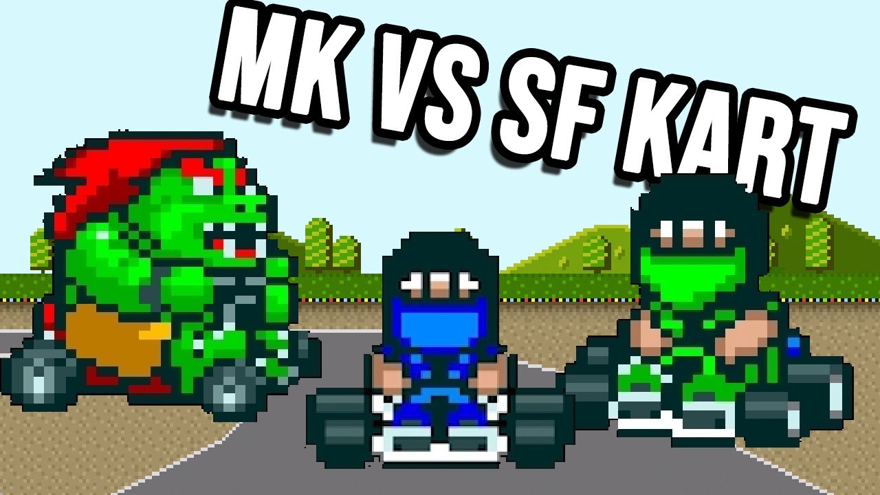 Mortal Kombat y Street Fighter llegan a Super Mario Kart (hack)