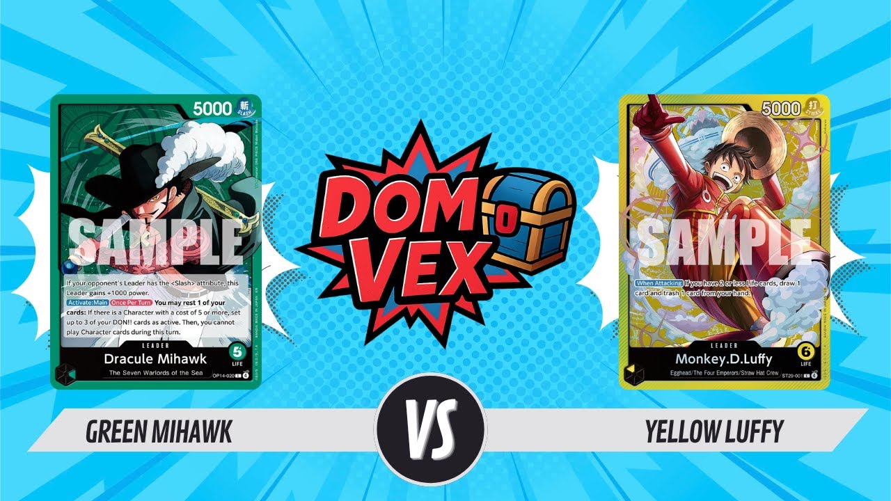 [OP14] Green Mihawk vs Yellow Luffy