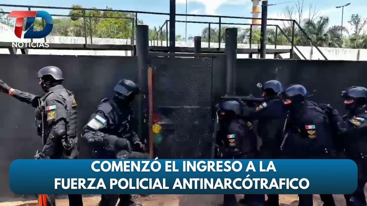 ABRIERON LA INSCRIPCIÓN PARA LA ESCUELA DE LA FUERZA POLICIAL ANTINARCÓTRAFICO.