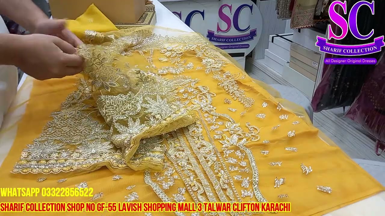 Maryum Maria Wedding Handwork Dreeses Available at Sharif Collection