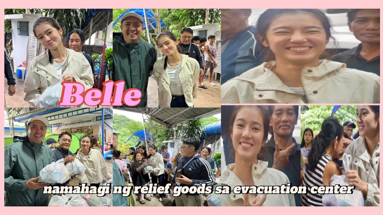 BELLE MARIANO namahagi ng relief goods sa mga pamilyang nasa evacuation center 7/24/'25