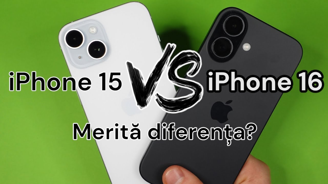 iPhone 16 vs iPhone 15 - Merită diferența? Review iPhone 16