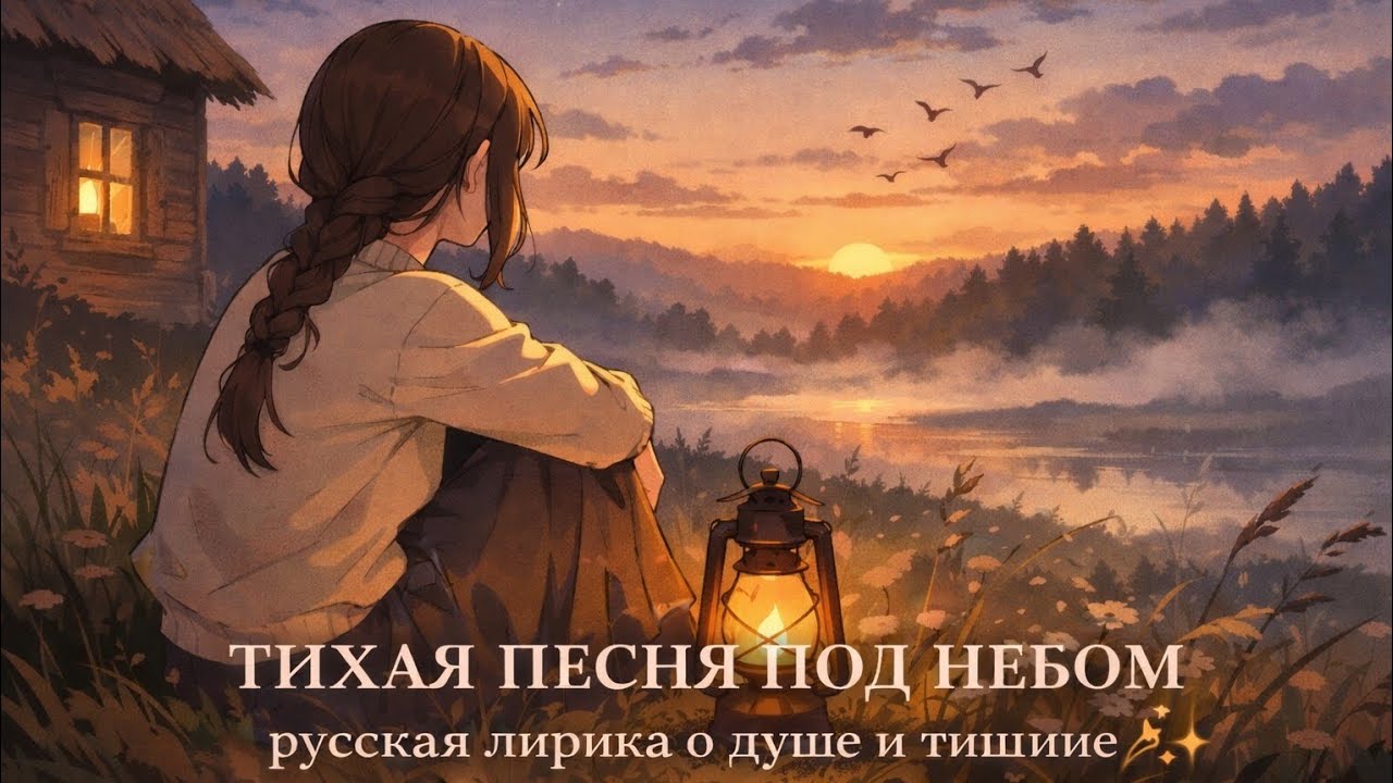 Тихая песня под небом | Глубокая русская лирика о душе и тишине 🌾✨