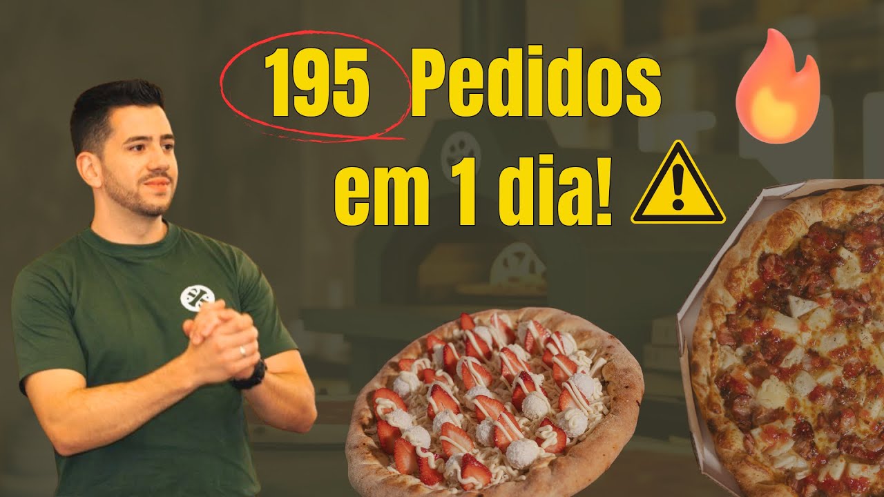 Como Vendemos 195 Pedidos em 1 Dia no Delivery da pizzaria 🍕 | Operação Real