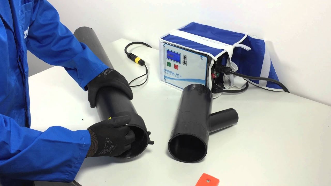 Saldatura HDPE con manicotto elettrico - Electrofusion couplings HDPE welding