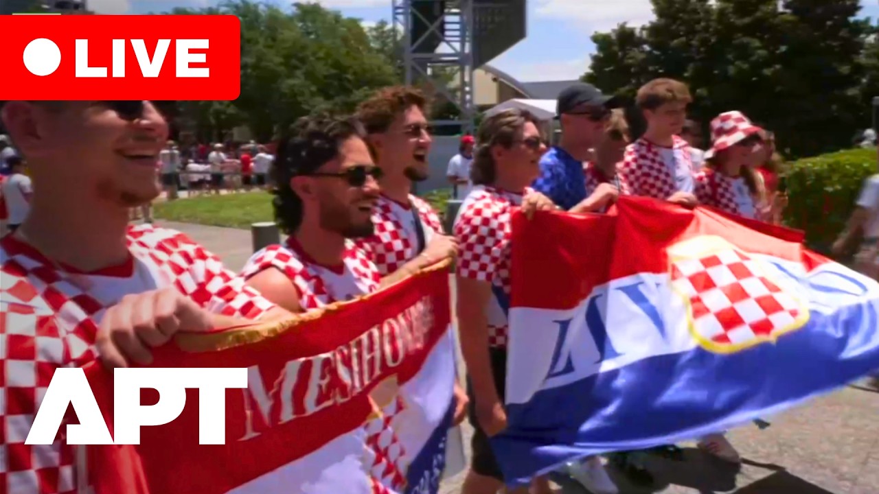 FIFA World Cup LIVE: England vs Croatia Fan Scenes in Dallas, London & Zagreb | APT