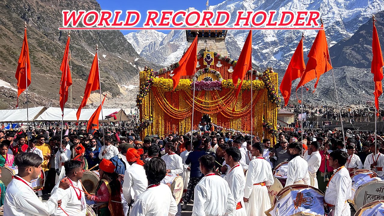 Kedarnath Kapat Opening 2024 | महाकाल डमरू Beat😍 | (Dhol-Tasha) Shree Hanumant Dhwaj Pathak