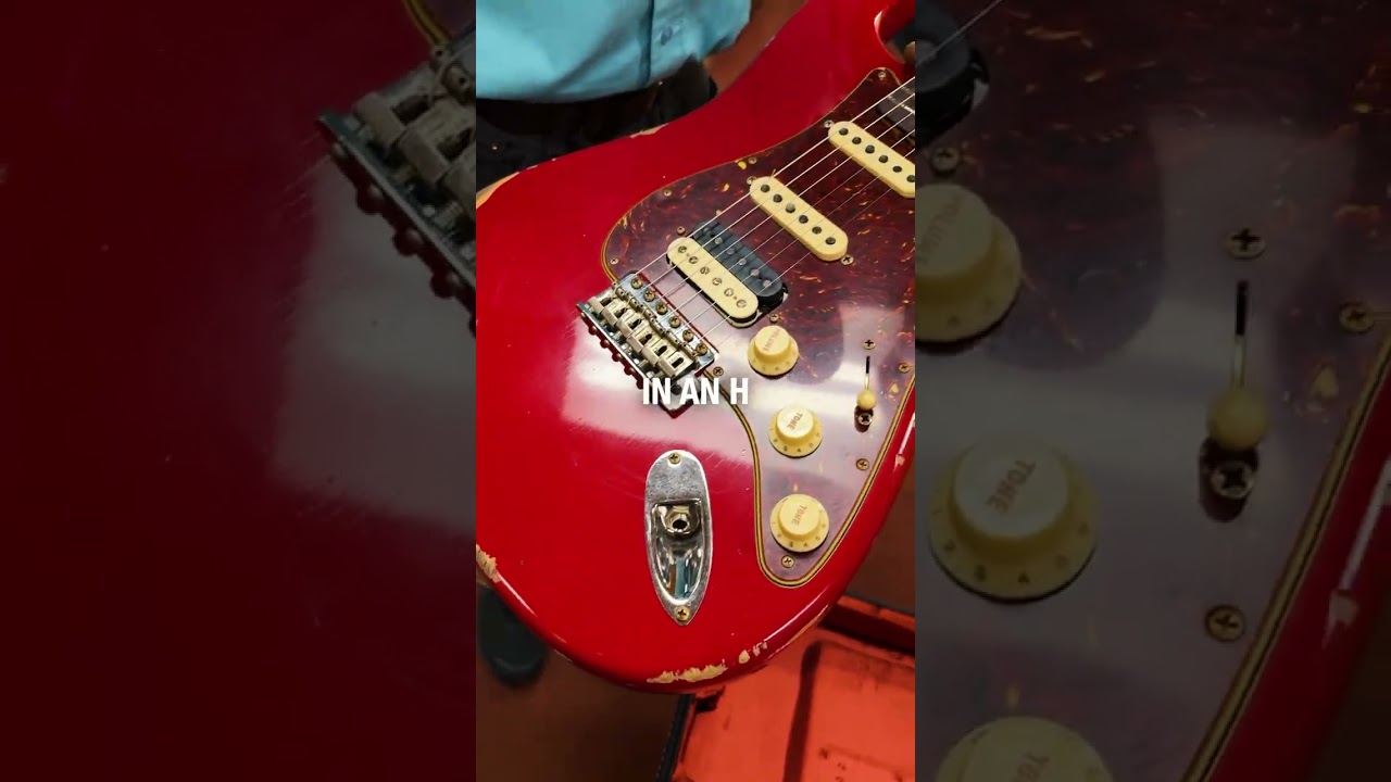 Fender Custom Shop Limited Edition 1967 HSS Stratocaster Relic Aged Dakota Red 8.0lbs