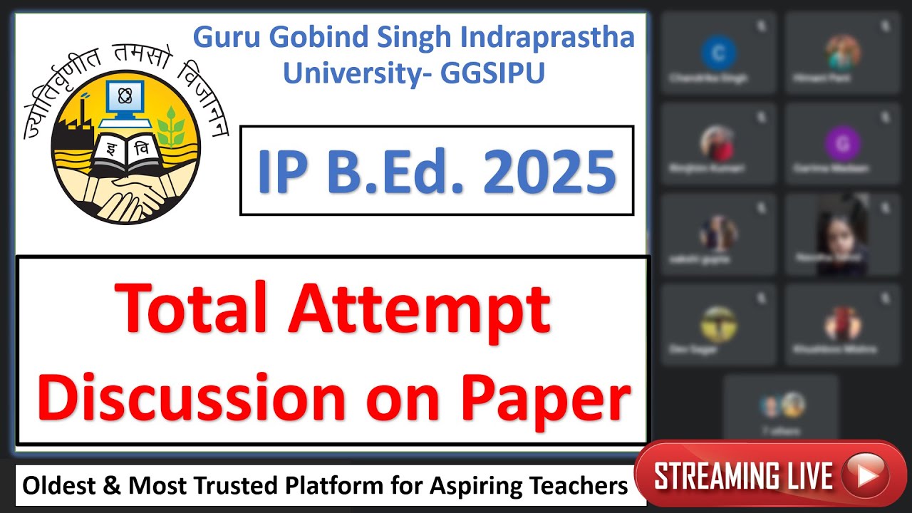 Discussion on IP B.Ed. Paper || BEd IP University Feedback of Delhi Bytes Students