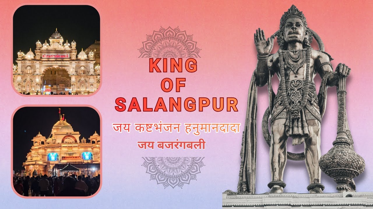Salangpur Kashtbhanjan Hanuman Dada Temple at Night 🙏 | Divine Peace