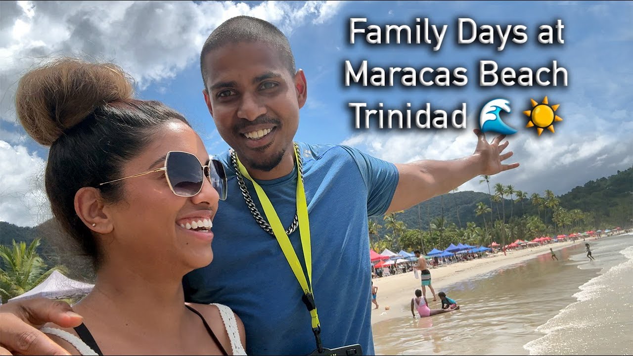 🌊 Пляжные дни в Maracas! Семейный отдых в Тринидаде 🇹🇹☀️