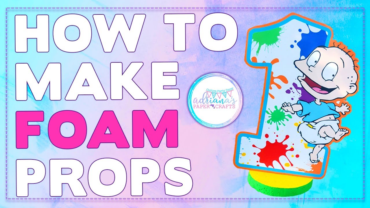 How To Make Foam Character Props | DIY - Paper Crafts