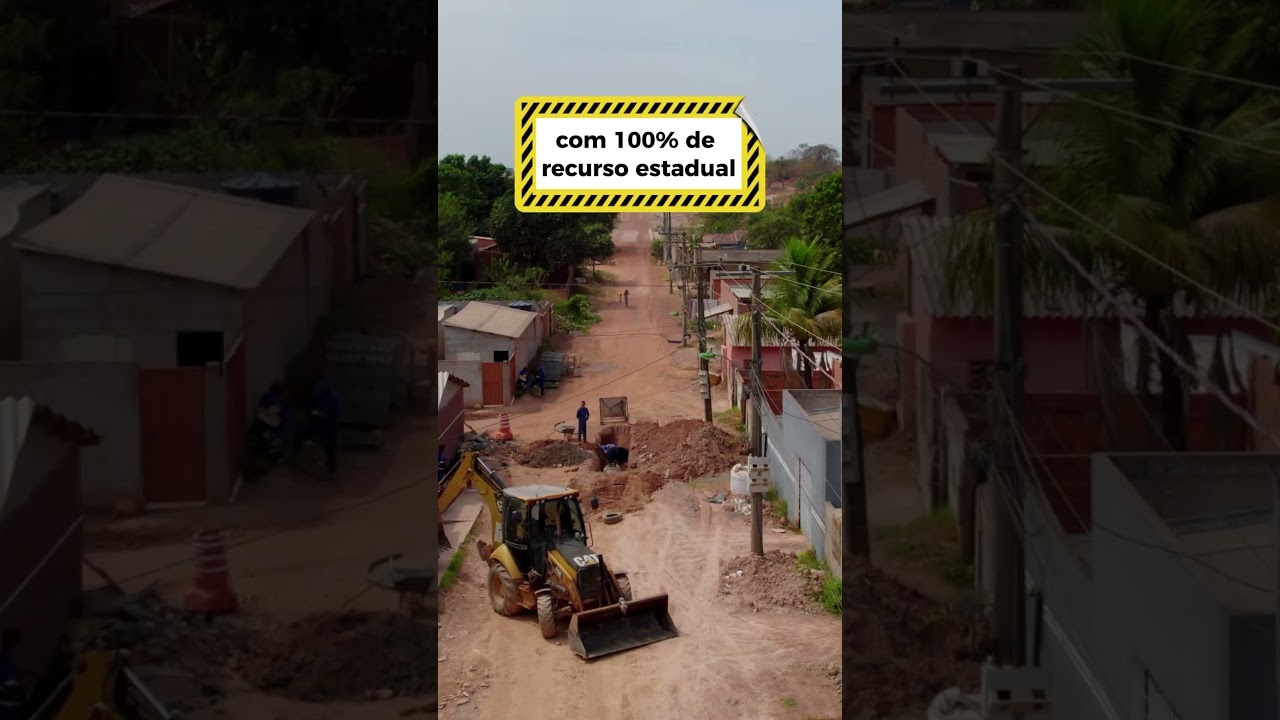 🚧 MAIS UMA OBRA DO GOVMT! #shorts  #obras  #cuiab&aacute;  #mt