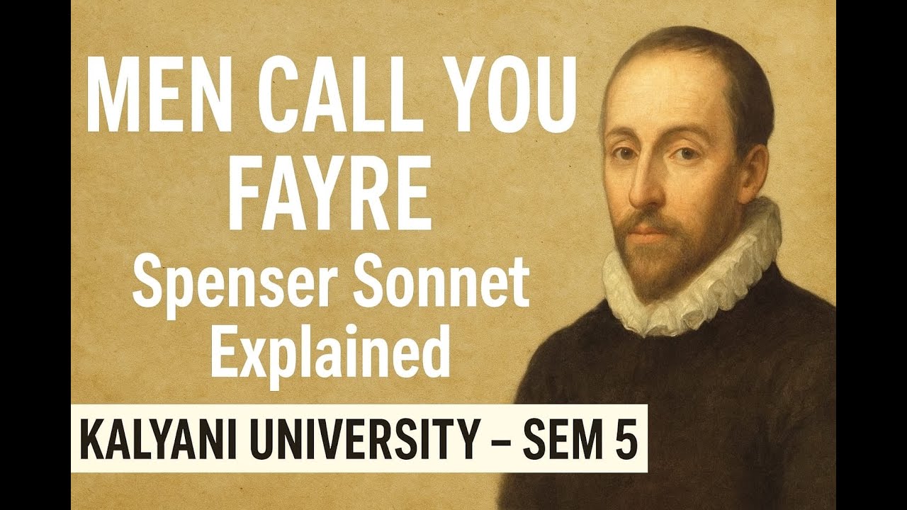 Men Call You Fayre by Edmund Spenser
