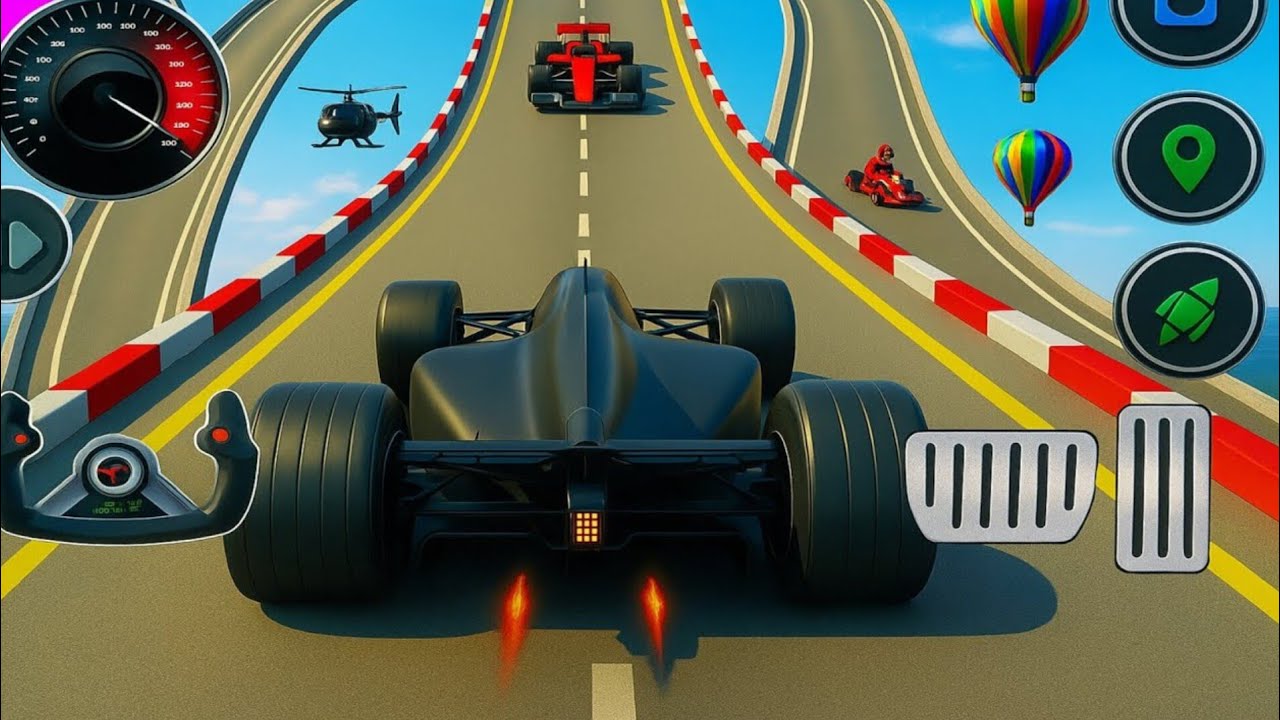 GT Formula Car Mega Ramp Extreme Racing - Formula Car Racing Stunts 3D - Android GamePlay #36