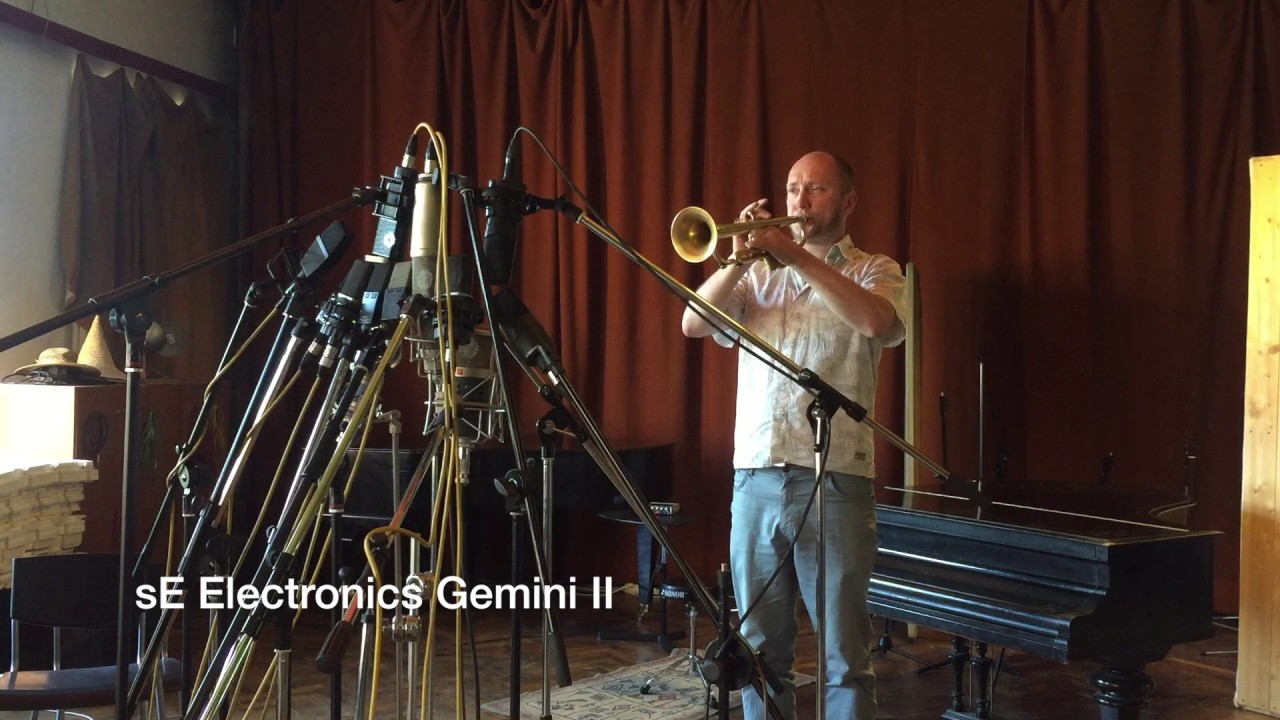 Microphone Shootout for trumpet 13pcs