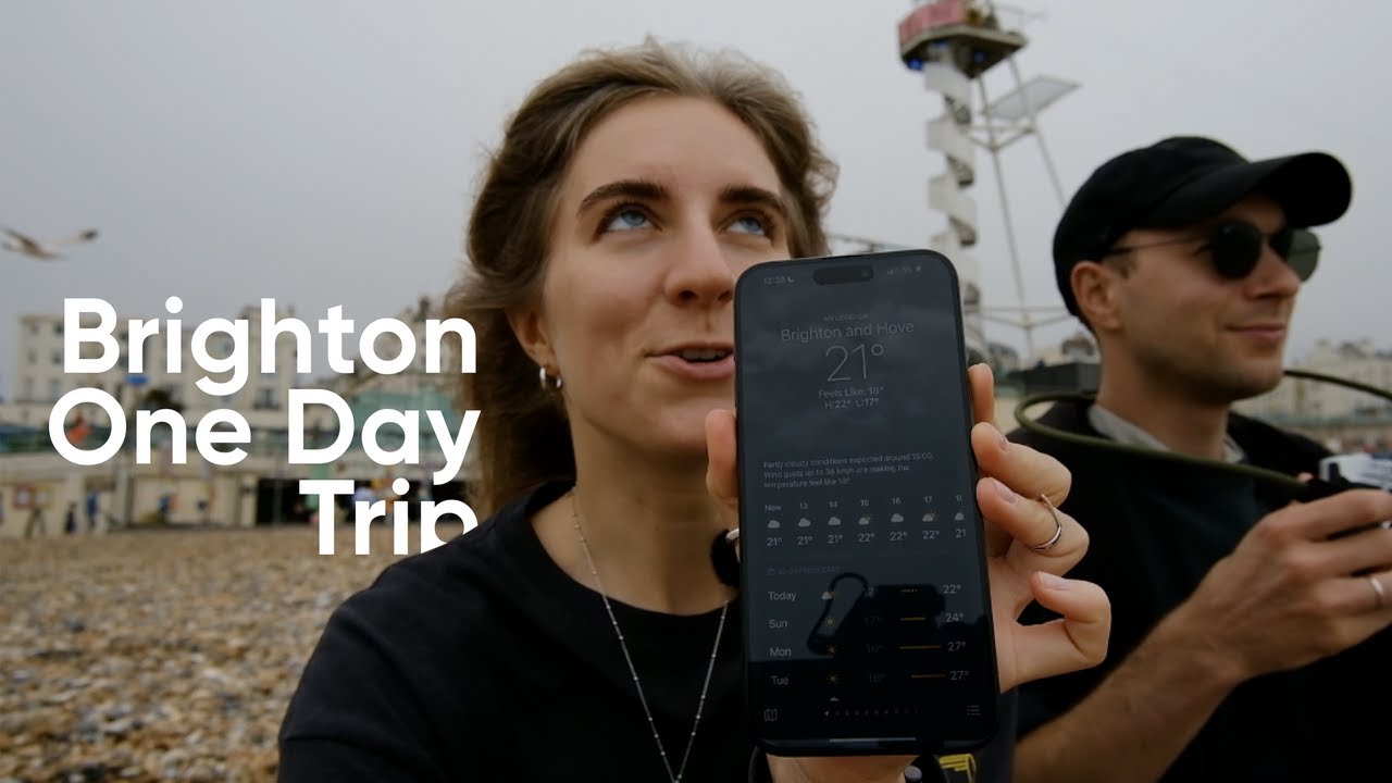 🚂 Brighton One Day Trip Vlog: London to Sea by Train ☕ 🌊