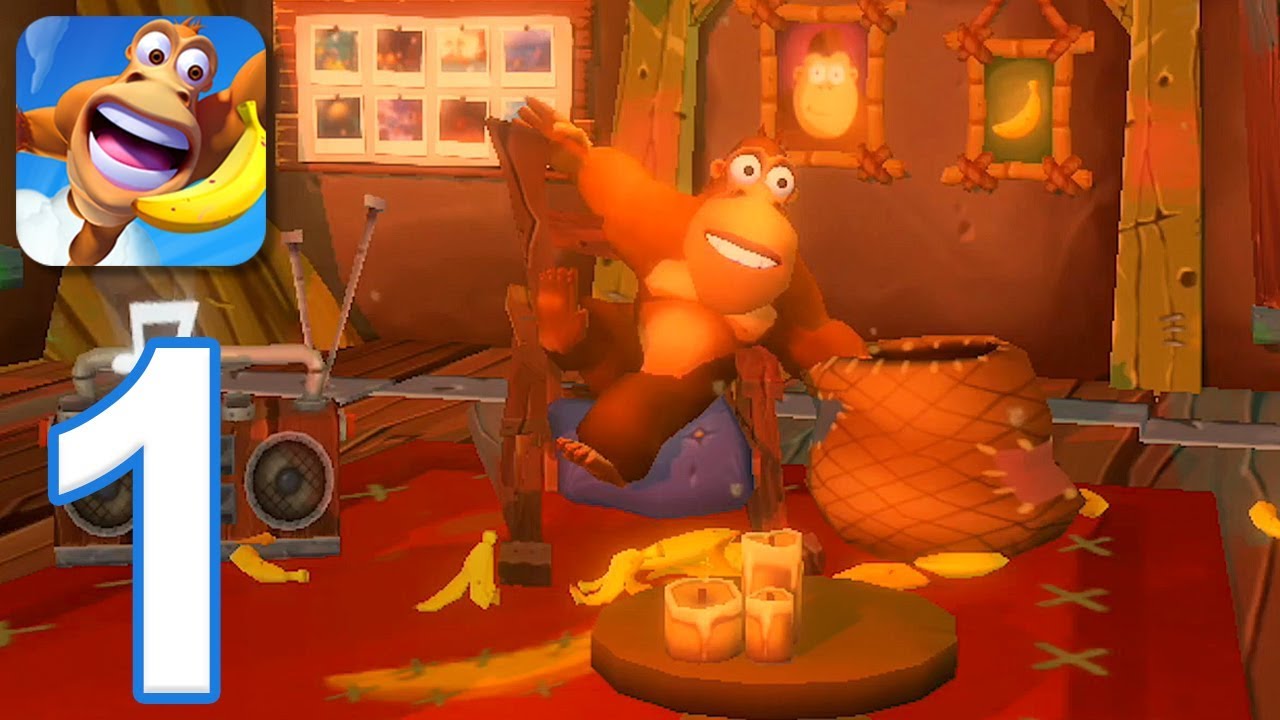 Banana Kong Blast - Gameplay Walkthrough Part 1 (iOS, Android)