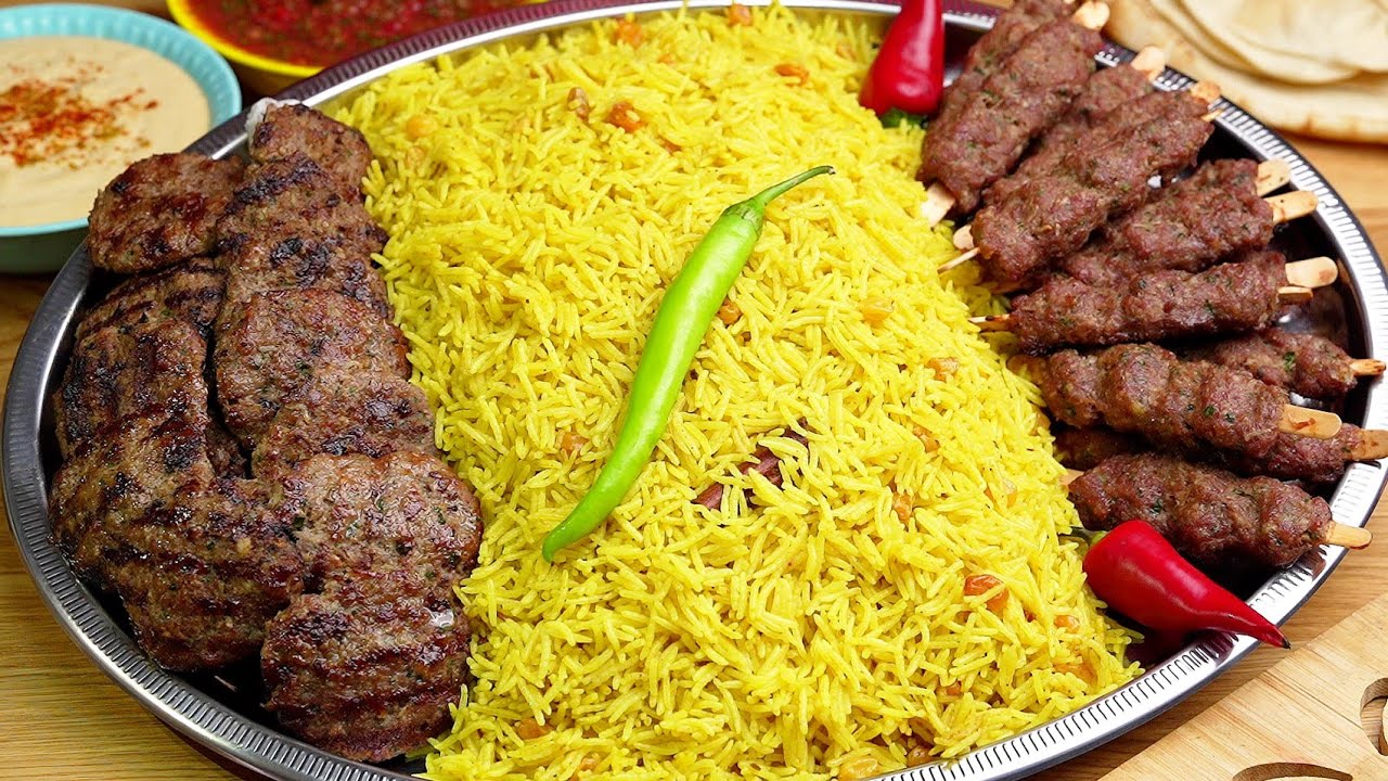 ألذ وأنجح كفتة بطريقتين تشكيل بكمية وفيرة وقوام ممتاز 💫مع الارز الاصفر اللذيذ وجبة عائلية لذيذة جدا