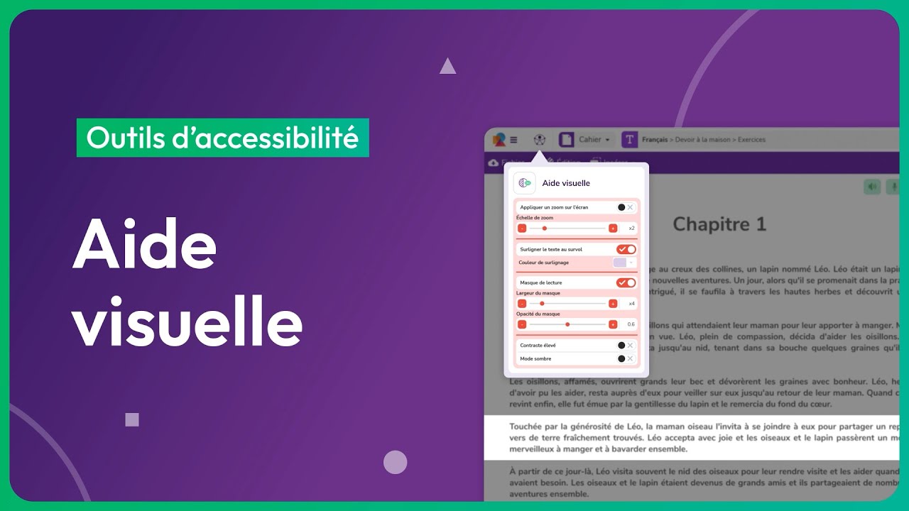 Aide visuelle - Les tutoriels Cantoo Scribe