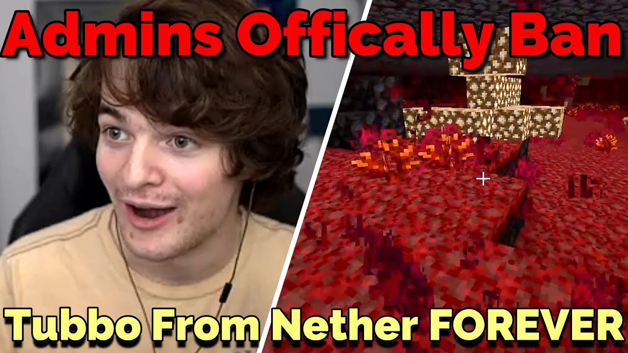 Cucurucho BANS Tubbo from the nether FOREVER on QSMP Minecraft