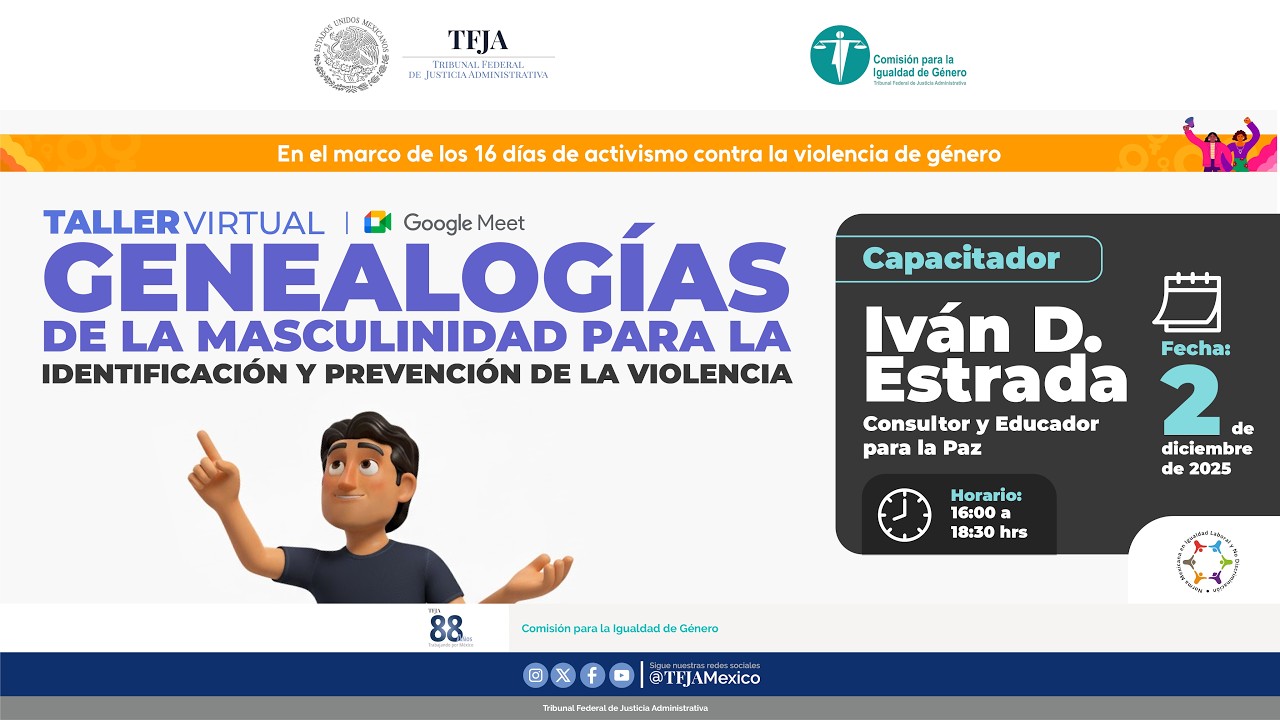 Taller Genealogías de la Masculinidad para la Identificación y Prevención de la Violencia