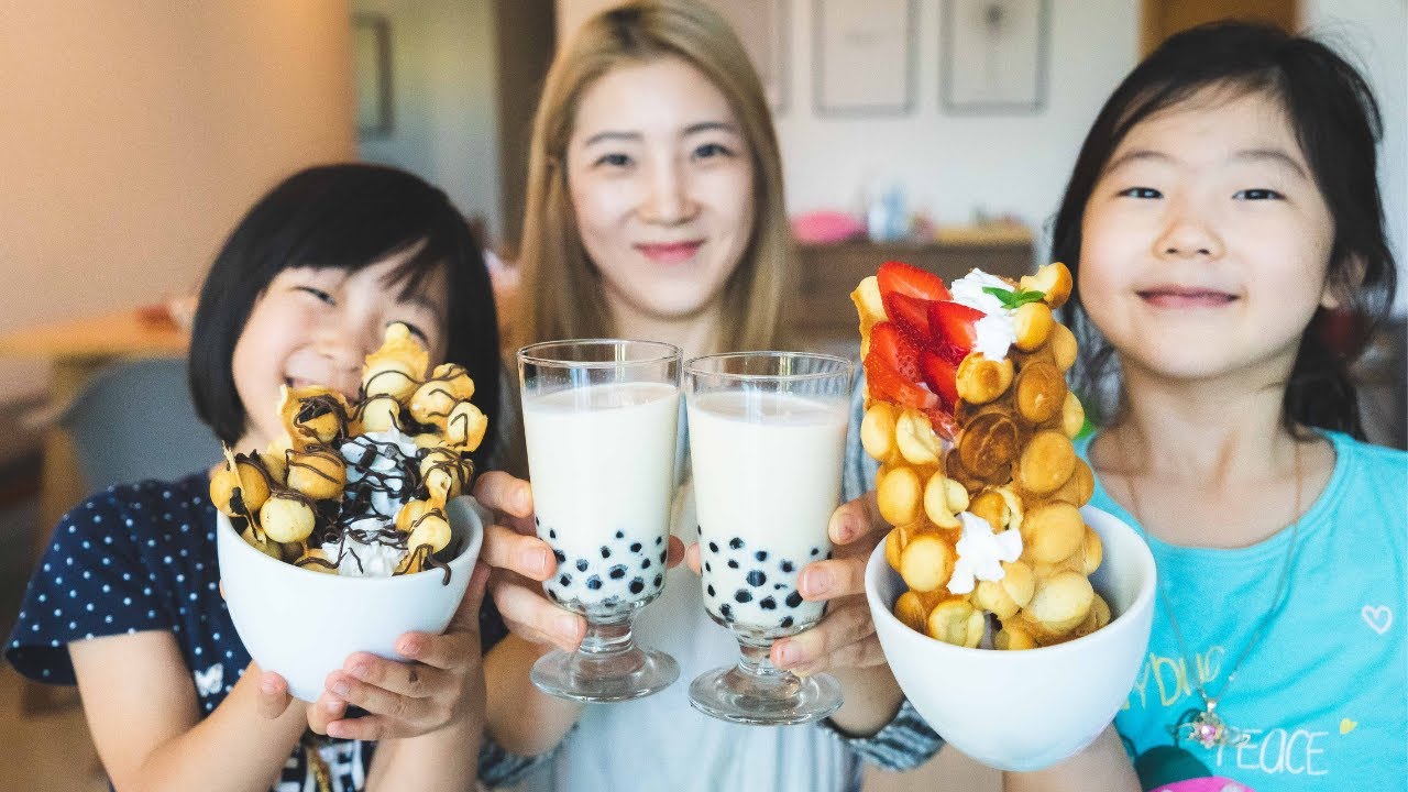 Bubble Milk Tea & Bubble WaffleㅣCoreanas en Mexico