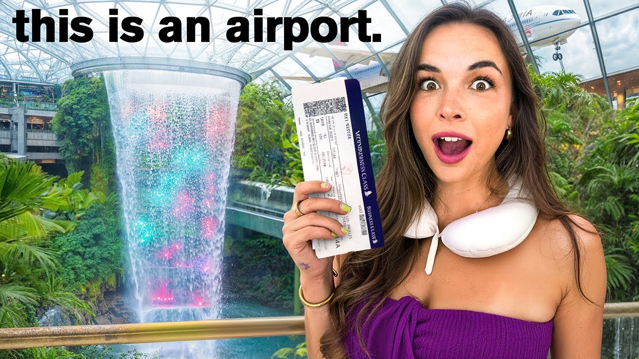 24 Hours In World's Most LUXURIOUS Airport!