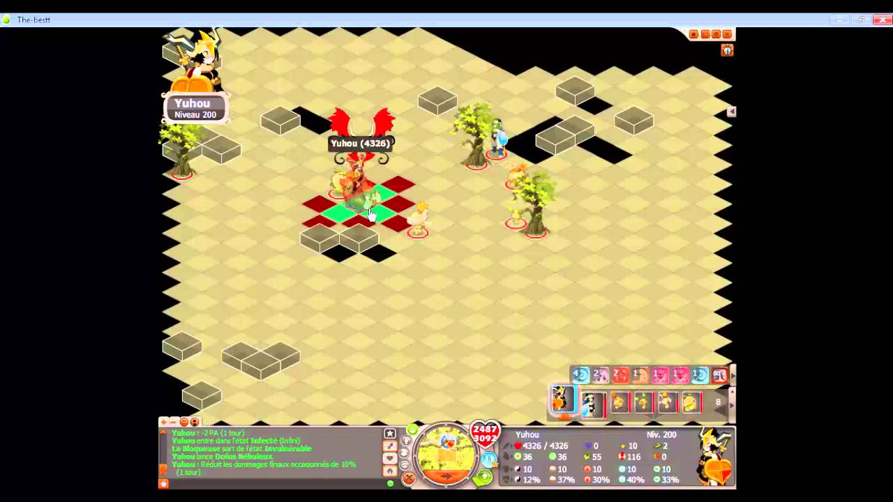 dofus sadi 155 the bestt G8 vs cra 200 yuhou G4