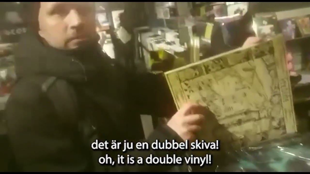(Friday, 5 PM) Fredlös #1 Vinyl unboxing at the Sound Pollution Store, Old Town, Stockholm, Sweden.