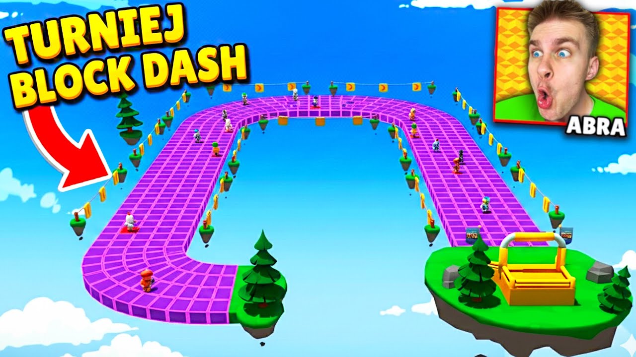 ZAGRAŁEM na TURNIEJU 🏆 ze WSZYSTKIMI MAPAMI (BLOCK DASH) w Stumble Guys! 😱