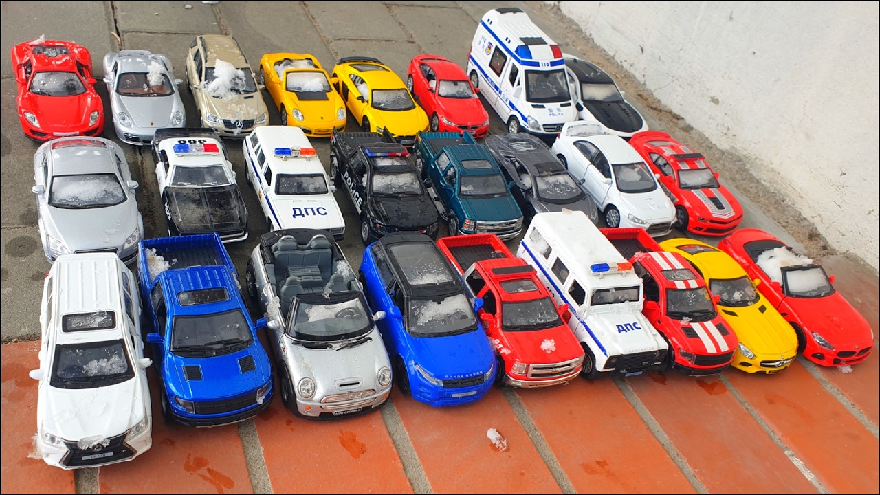 Машинки под снегом Car 3 Senya Toys