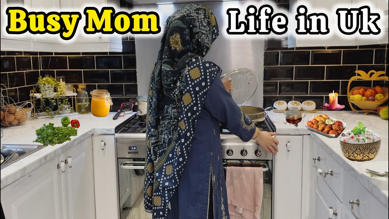 Day in the life of Pakistani mom in Uk🌺 Routine vlog// yakhni pulao & malai kulfi recipe