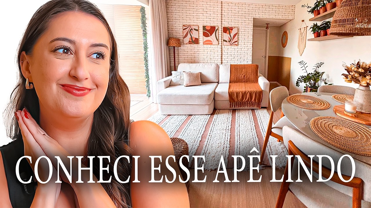CONHECENDO UM APARTAMENTO LINDO QUE TRAZ MUITA PAZ - DECORAÇÕES REAIS