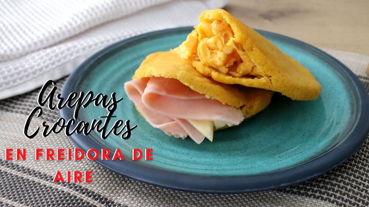 AREPAS CROCANTES SIN FREIR ( EN AIR FRYER) | LAU BEJARANO