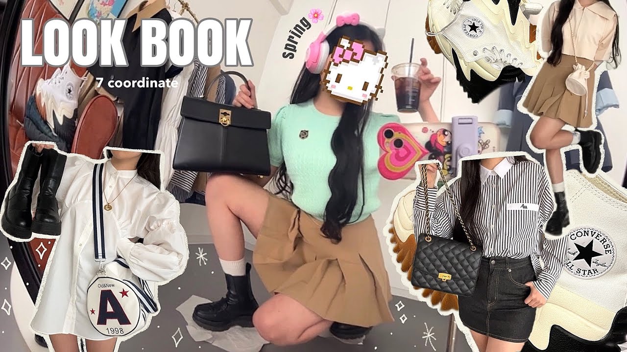 [ENG] 7 самых милых весенних нарядов в мире 👗🌸💕Date одежда, студент ✨