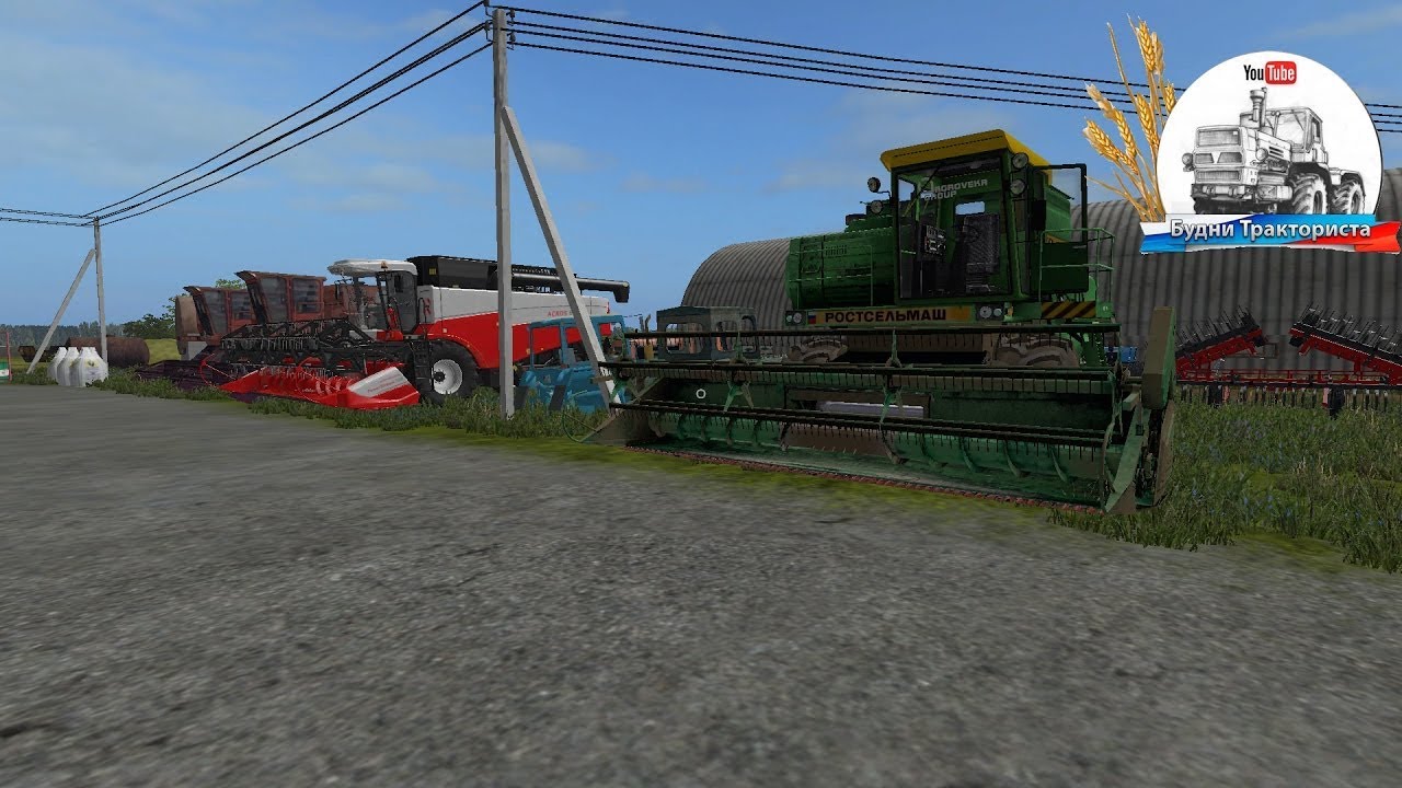 Карта «Будни тракториста» Farming Simulator 2022  играем пасити
