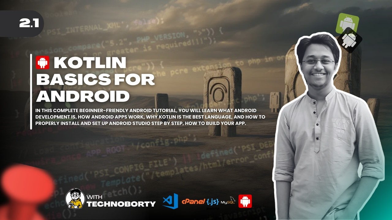 Android App Development for Beginners 2026 | Kotlin Basics for Android Class 2 Part 1