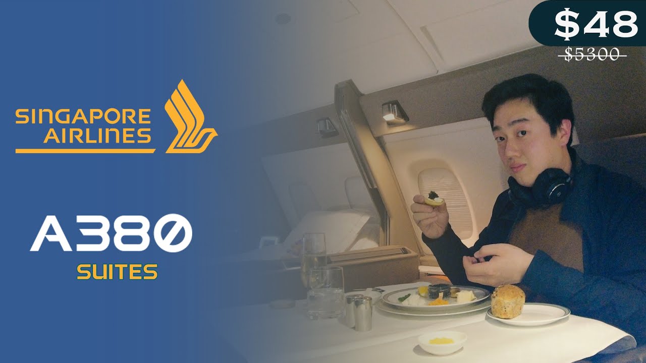The BEST first class! $48 Singapore Airlines First Class Suites | A380 | SIN-NRT