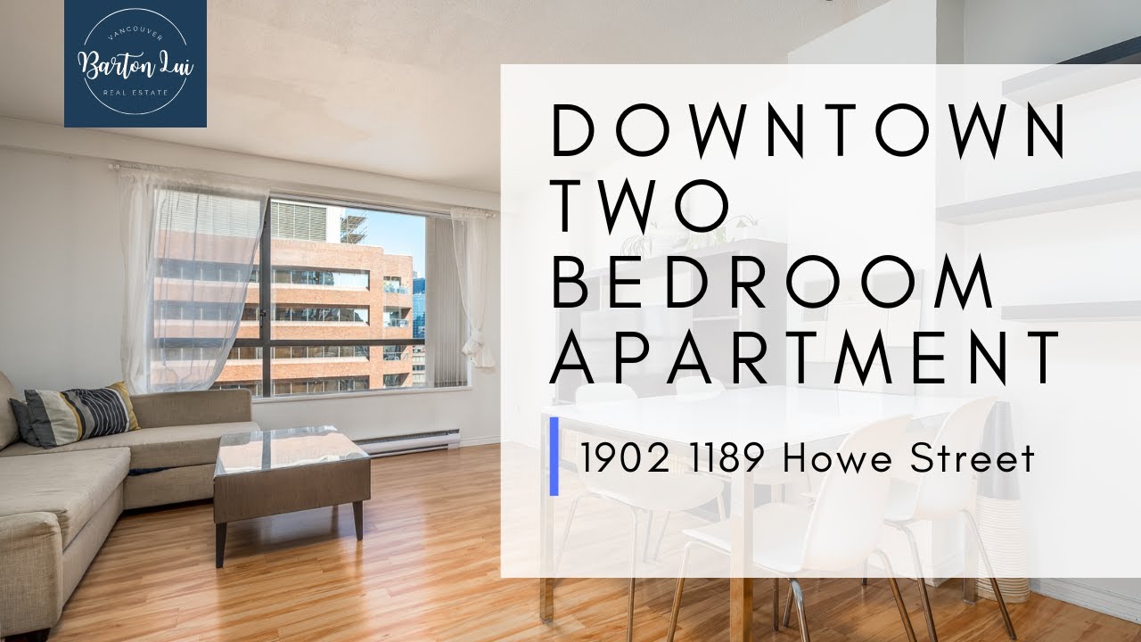 1902 1189 Howe Street- Beautiful Two-Bedroom Corner Suite in Downtown Vancouver
