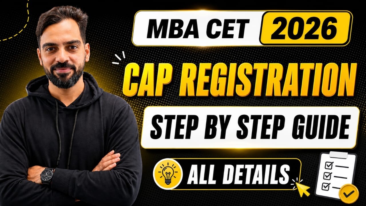 MBA CET CAP Registration I Most Accurate and Detail Step by Step Guide I