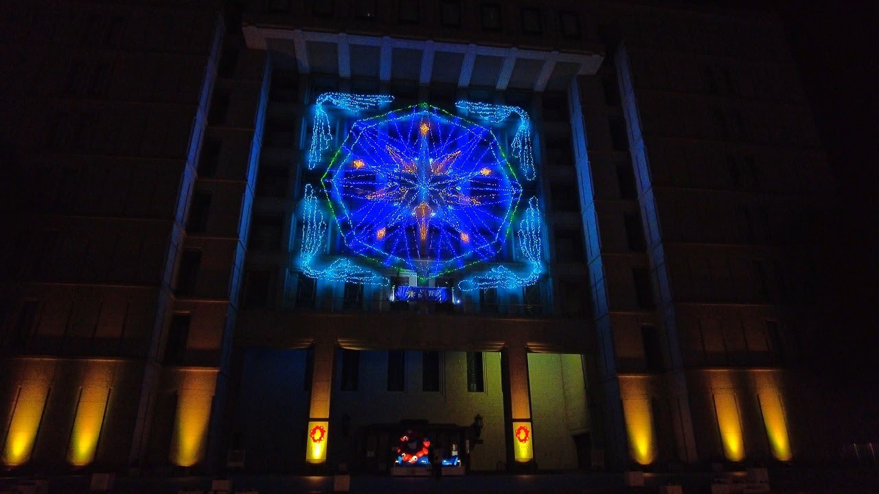 [4K Japan] Walk through Nakanoshima Illuminations - Osaka