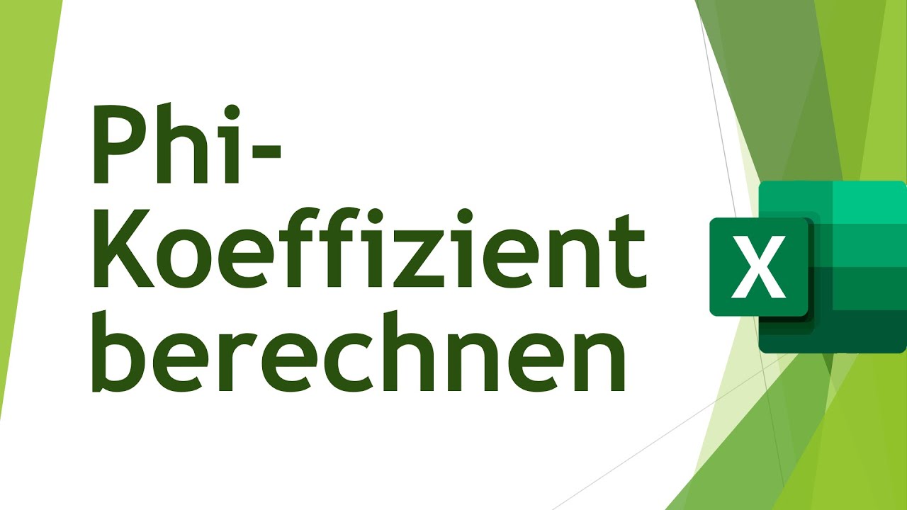 Phi-Koeffizient (Korrelationskoeffizient für dichotome Variablen) - Daten analysieren in Excel (77)