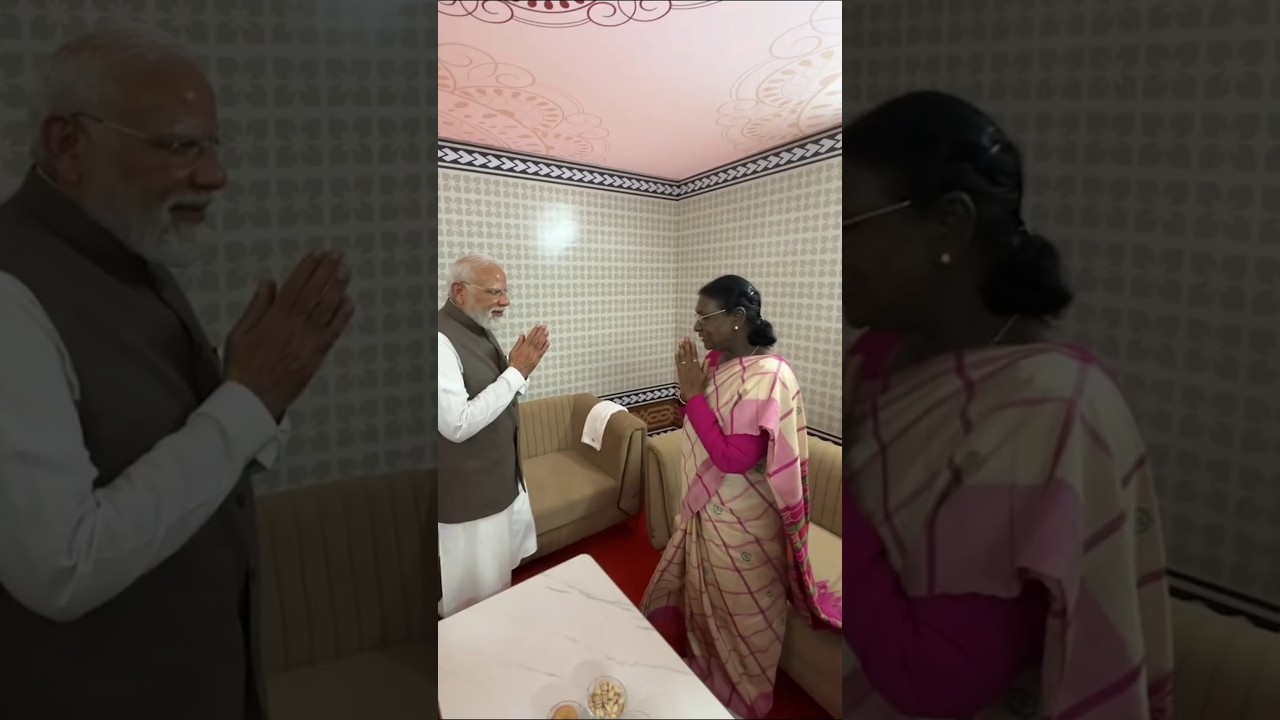 PM Modi extends birthday wishes to President Droupadi Murmu | #shorts