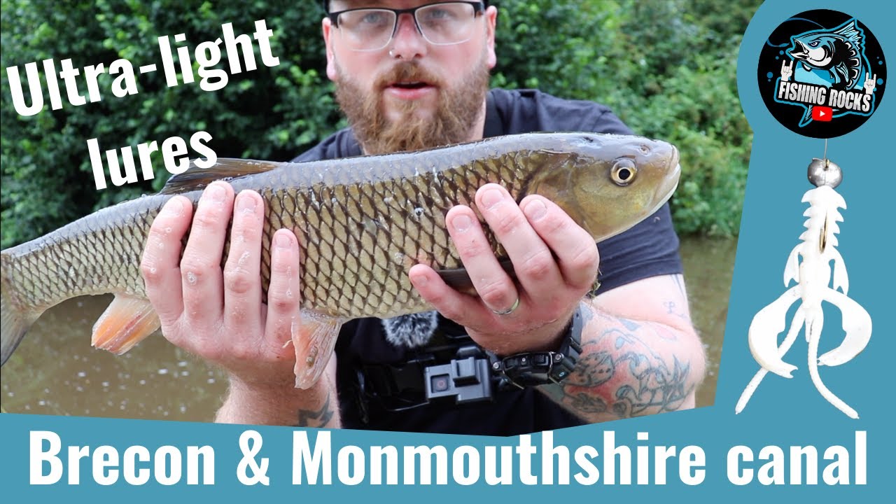 Fishing with ultra-light lures on the Brecon & Monmouthshire canal